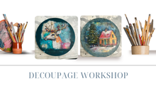 Load image into Gallery viewer, Decorative Decoupage Wall Hanging Workshop Friday January 31st